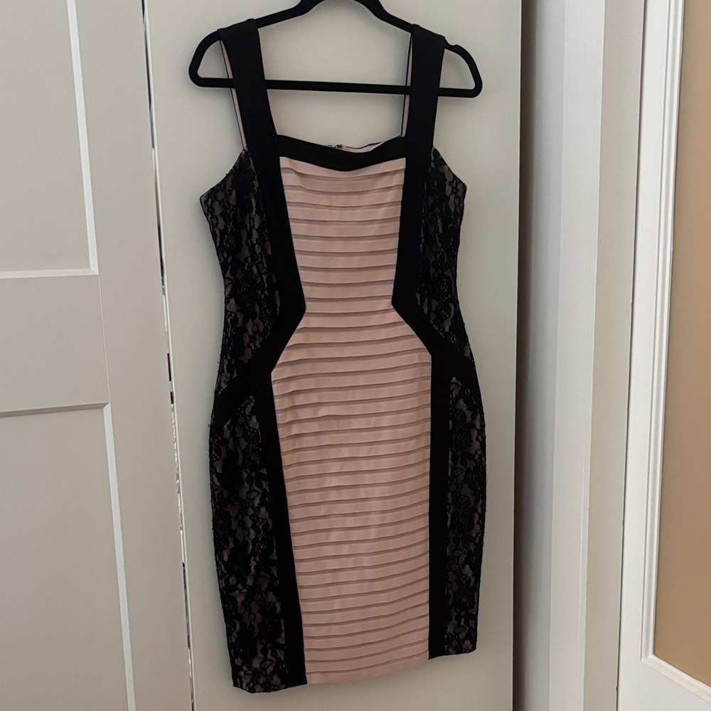 JAX Women’s Cocktail Party Dress, Lace Bodycon Style, Size 12, Great Condition!